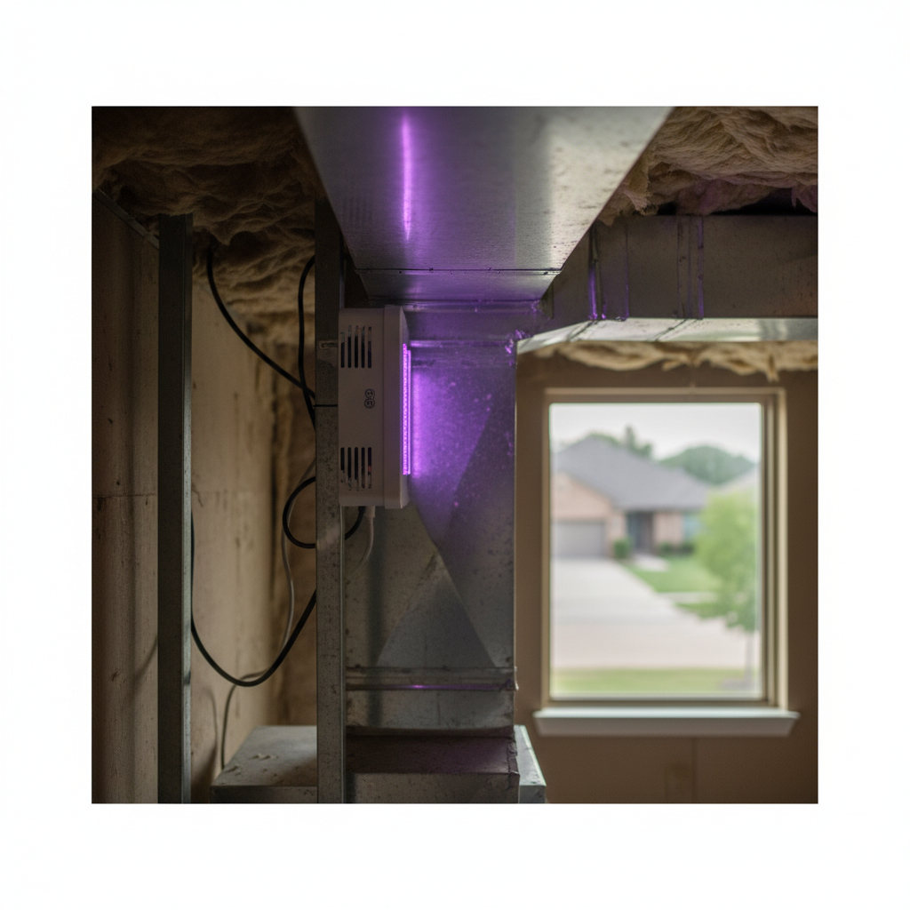 about UV air purifier installation in Grand Prairie - Image 8