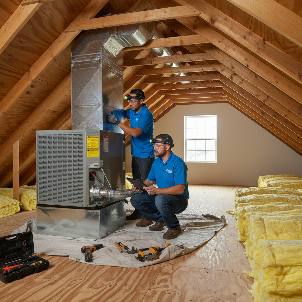 Professional HVAC installation by Boost My Air in a Grand Prairie, TX home.